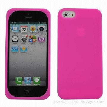 Silicone mobile phone cases for iPhone 5